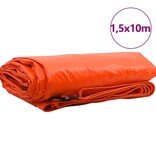 VidaXL Zeil 650g / m² Oranje 1,5 x 10 m Canvas met PVC-coating