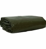 VidaXL Zeil 650g / m² Olijf Groen 1,5 x 10 m Canvas met PVC-coating