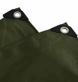 VidaXL Zeil 650g / m² Olijf Groen 4 x 4 m Canvas met PVC-coating