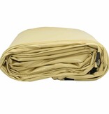 VidaXL Zeil 650g / m² Beige 3 x 3 m Canvas met PVC-coating