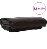 VidaXL Zeil 650g / m² Bruin 2,5 x 4,5 m Canvas met PVC-coating