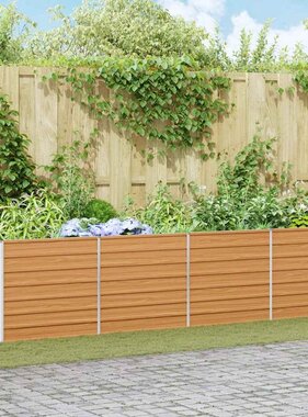 VidaXL Verhoogde plantenbak Licht Bruin 320 x 80 x 77 cm