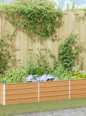 VidaXL Verhoogde plantenbak Licht Bruin 240 x 80 x 45 cm