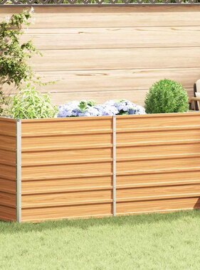 VidaXL Verhoogde plantenbak Licht Bruin 160 x 40 x 77 cm