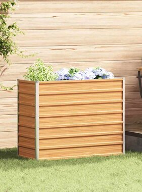 VidaXL Verhoogde plantenbak Licht Bruin 100 x 40 x 77 cm