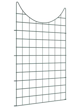 VidaXL Vijverhekken Set 8 pcs Groen 50 x 80 cm Staal