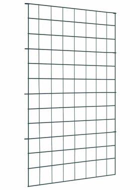 VidaXL Vijverhekken Set 8 pcs Groen 50 x 80 cm Staal