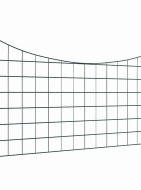 VidaXL Vijverhekken Set 5 pcs Groen 100 x 50 cm Staal