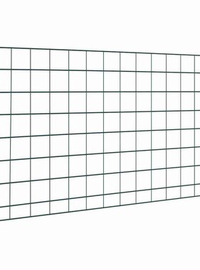 VidaXL Vijverhekken Set 5 pcs Groen 100 x 50 cm Staal