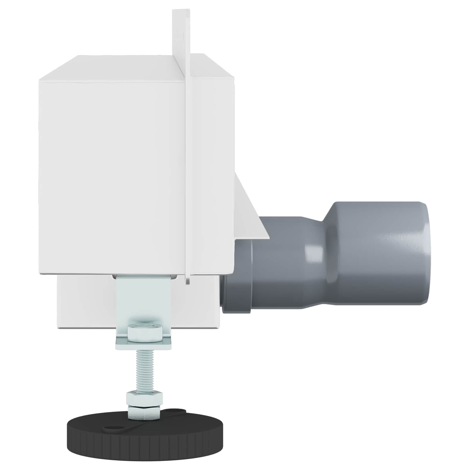 VidaXL Wandgemonteerde Douche Afvoer Zilver 50 cm Roestvrij staal 304