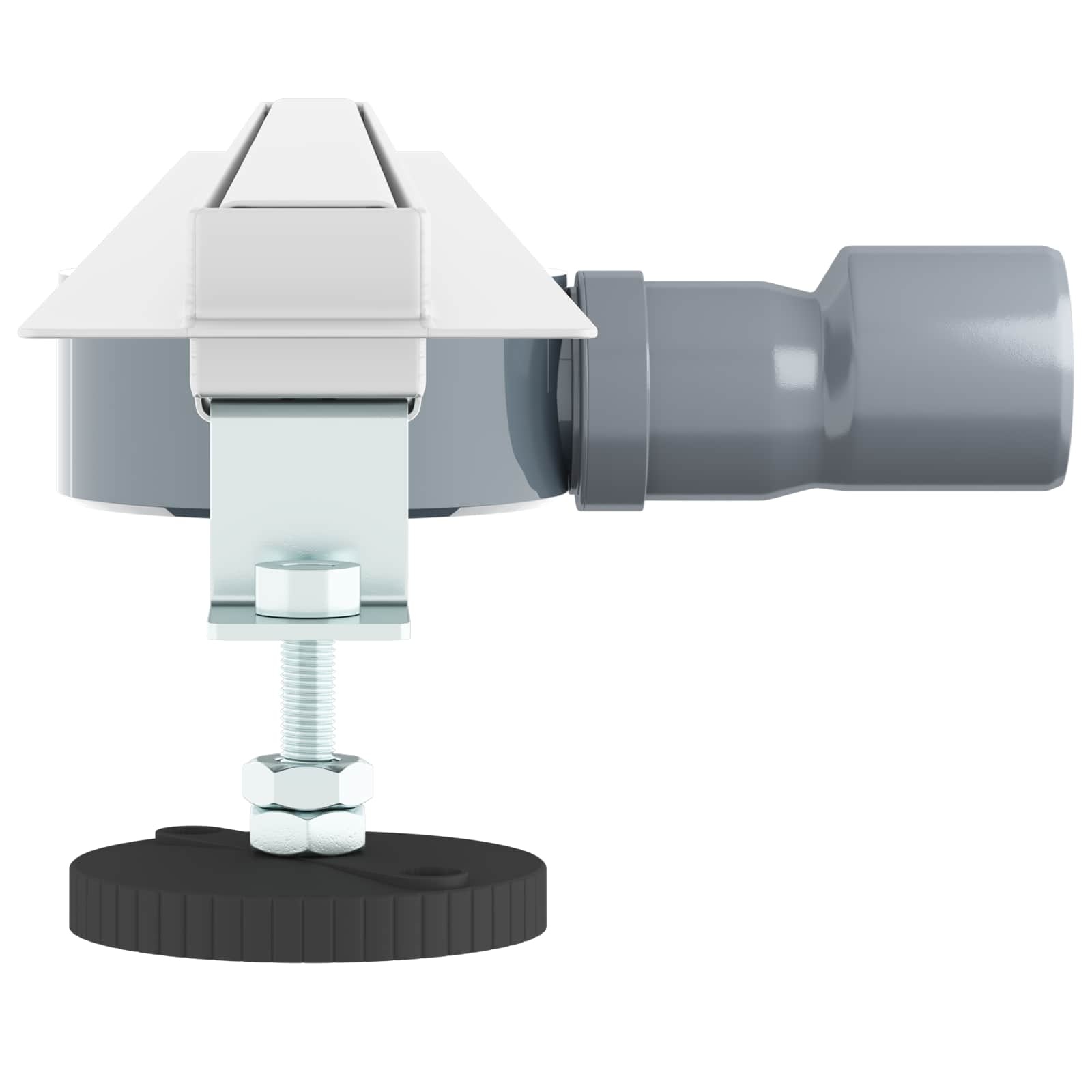 VidaXL 360° Doucheafvoer Met Slank Model Zilver 90 cm