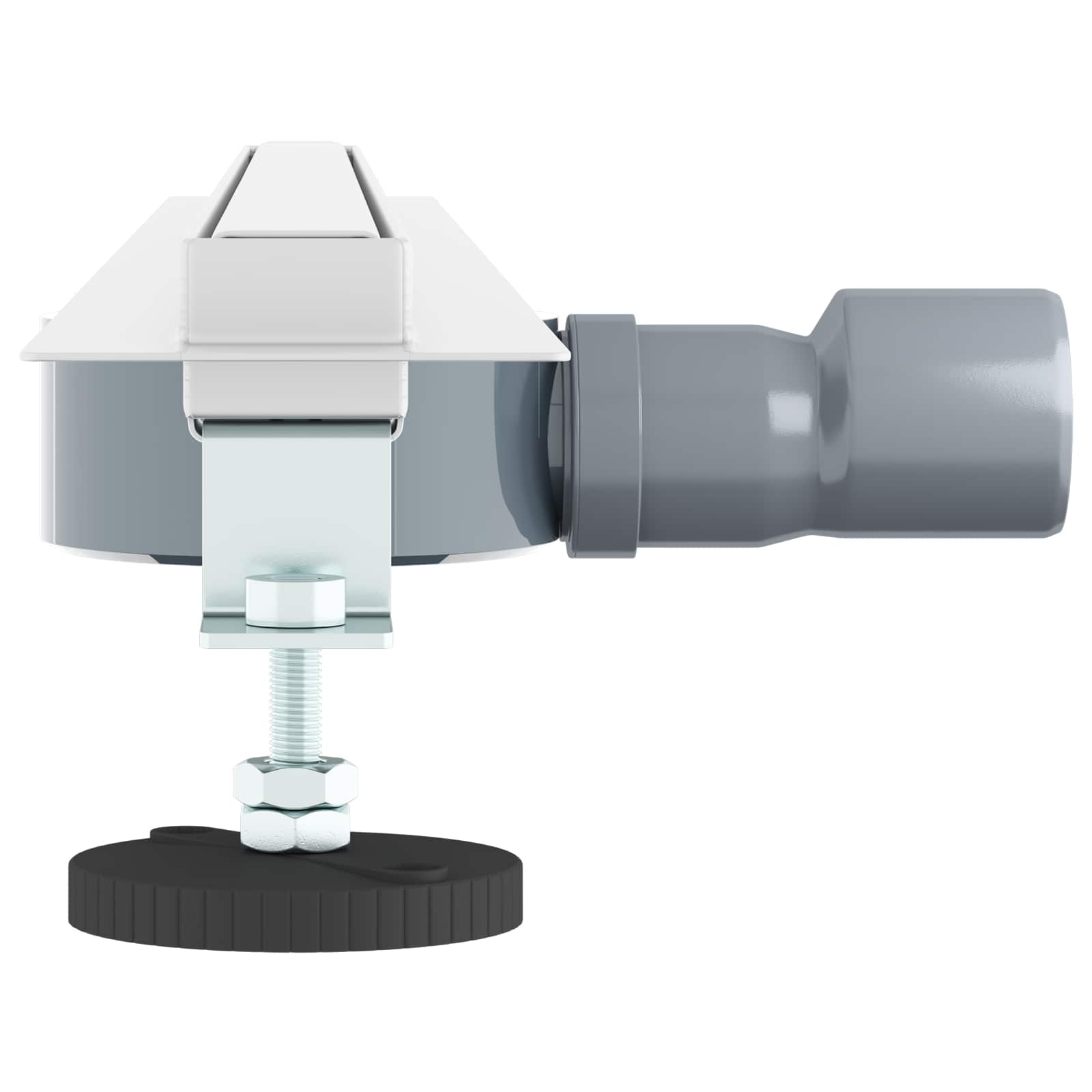 VidaXL 360° Doucheafvoer Met Slank Model Zilver 80 cm