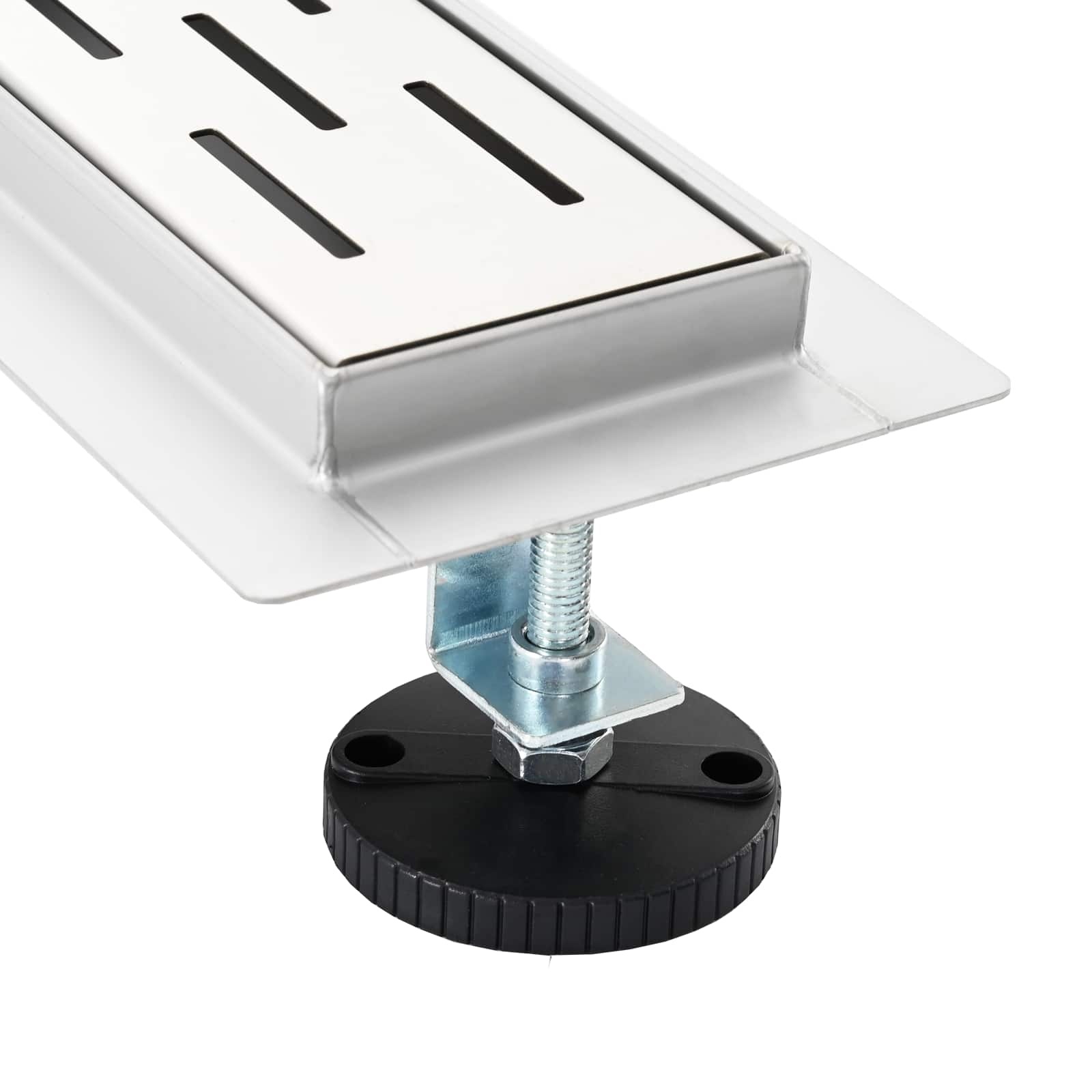 VidaXL 362 Graden Doucheafvoer met Lijnontwerp Zilver 80 cm