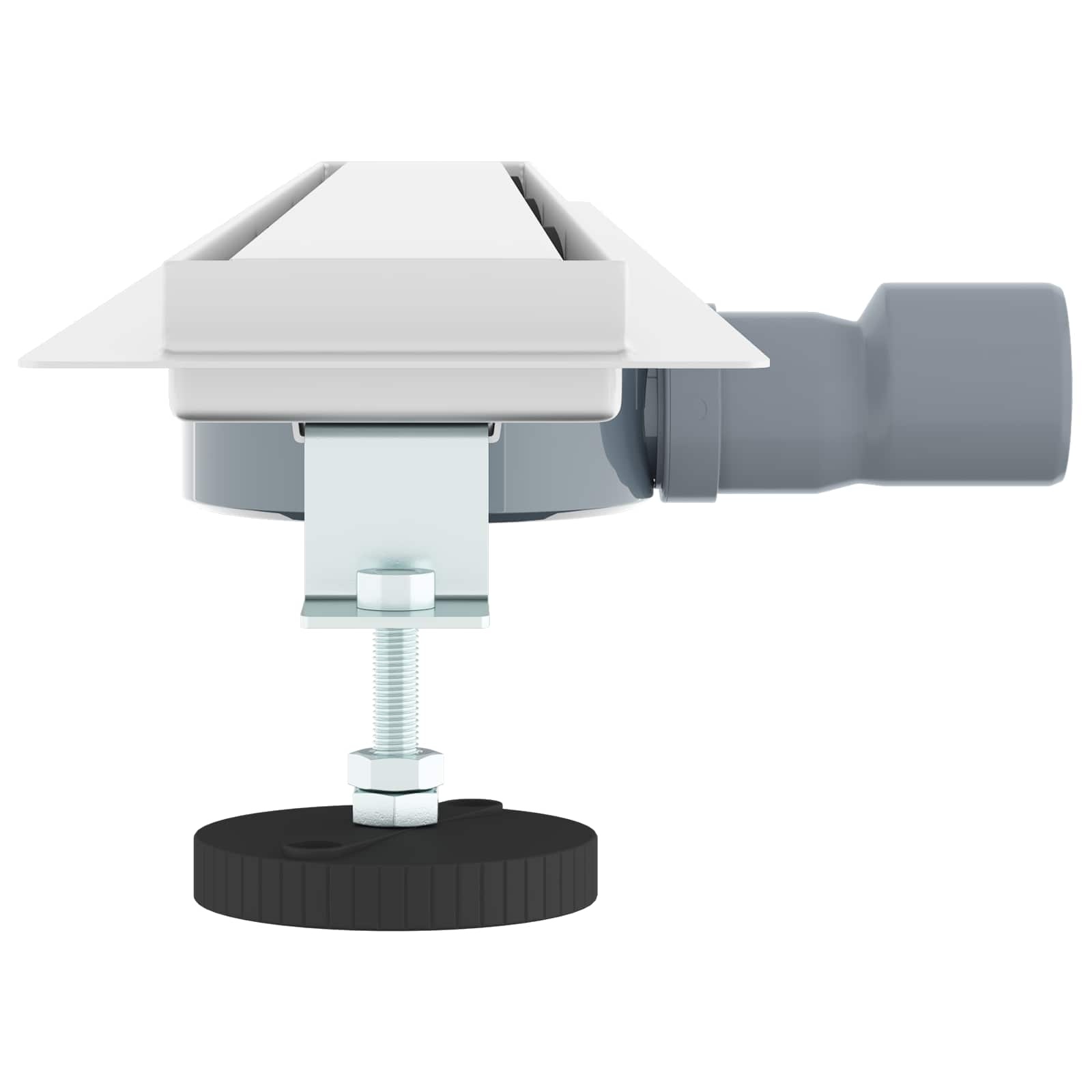 VidaXL Doucheafvoer 2-in-1 met 360° Sifon Zilver 90 cm