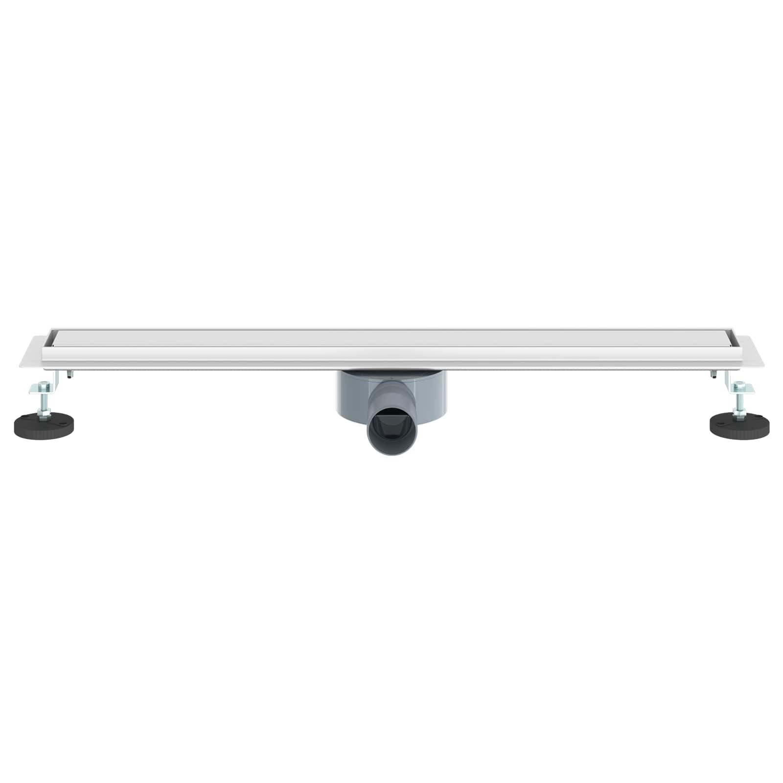 VidaXL Doucheafvoer 2-in-1 met 360° Sifon Zilver 70 cm