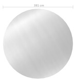 VidaXL Zwembadhoes 381 cm PE zilverkleurig