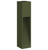 VidaXL Zonne LED Padverlichting 2 pcs Olijf Groen Koudgewalst staal