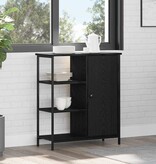 VidaXL Dressoir Zwart Eiken 70 x 30 x 80 cm