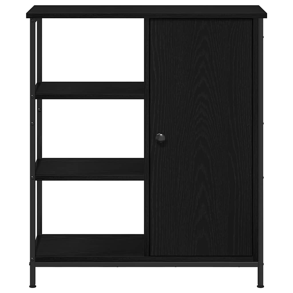 VidaXL Dressoir Zwart Eiken 70 x 30 x 80 cm