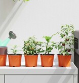 VidaXL Bloempot 200 pcs Keramiek Ø 15 x 12.5 cm Kunststof