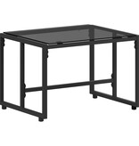 VidaXL Meubelsets met kussen 3 pcs Grijs en Donkergrijs Rattan