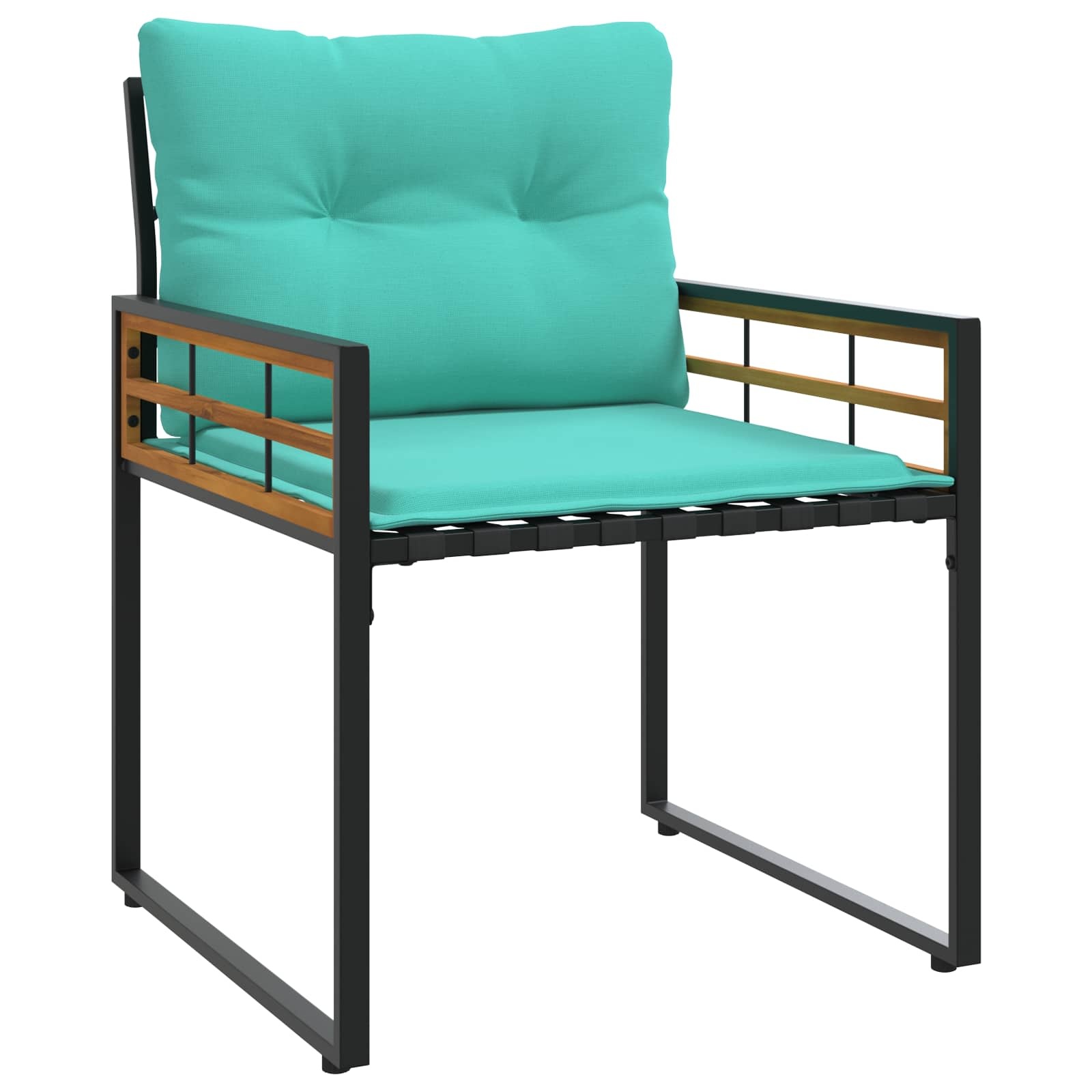 VidaXL Buitenmeubelset met kussen 3 pcs Turquoise