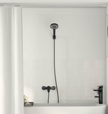 VidaXL Doucheset Zwart G 1 / 2 inch