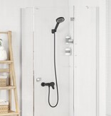 VidaXL Doucheset Zwart G 1 / 2 inch