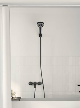 VidaXL Doucheset Zwart G 1 / 2 inch Koper