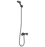 VidaXL Doucheset Zwart G 1 / 2 inch Koper