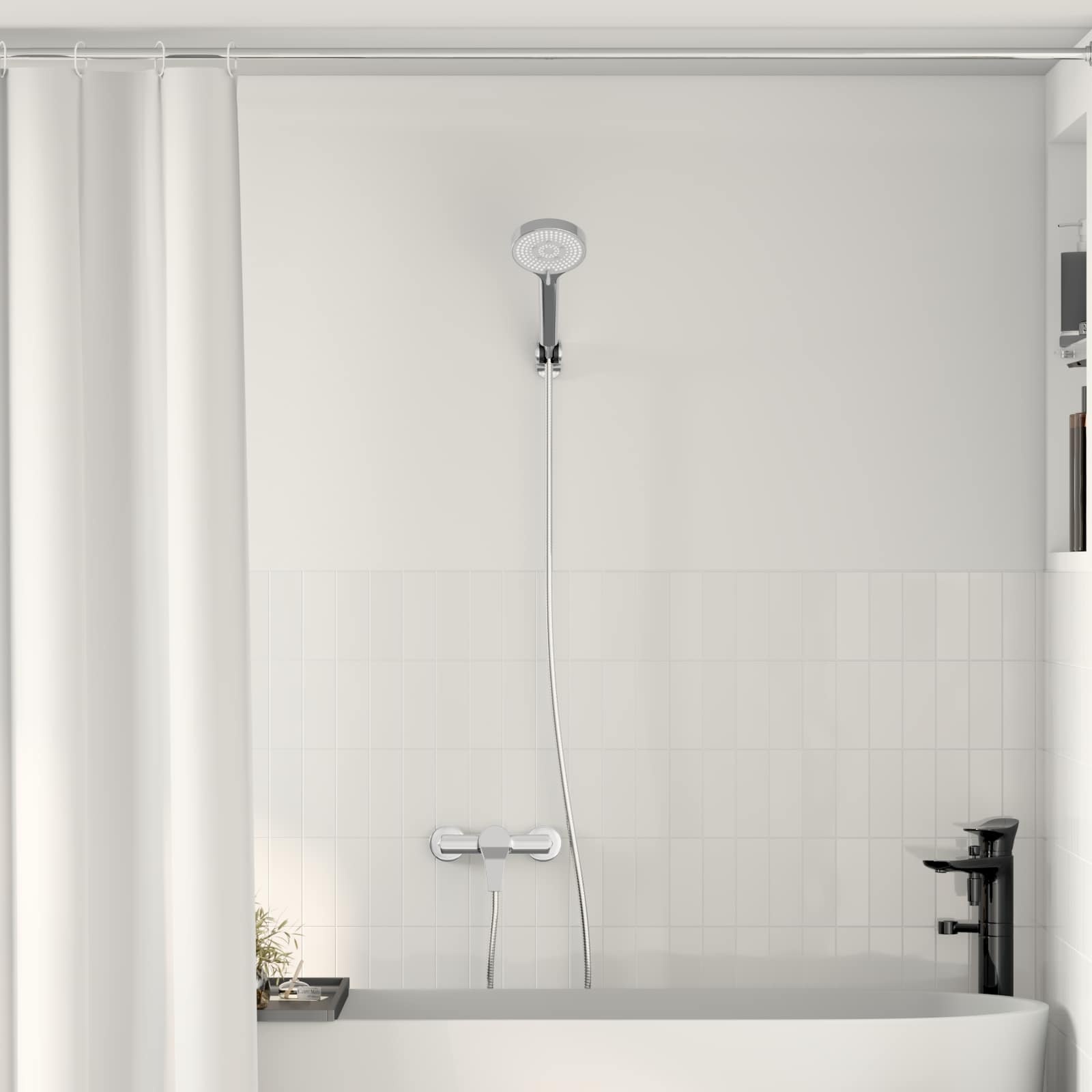 VidaXL Doucheset Chroom G 1 / 2 inch Koper