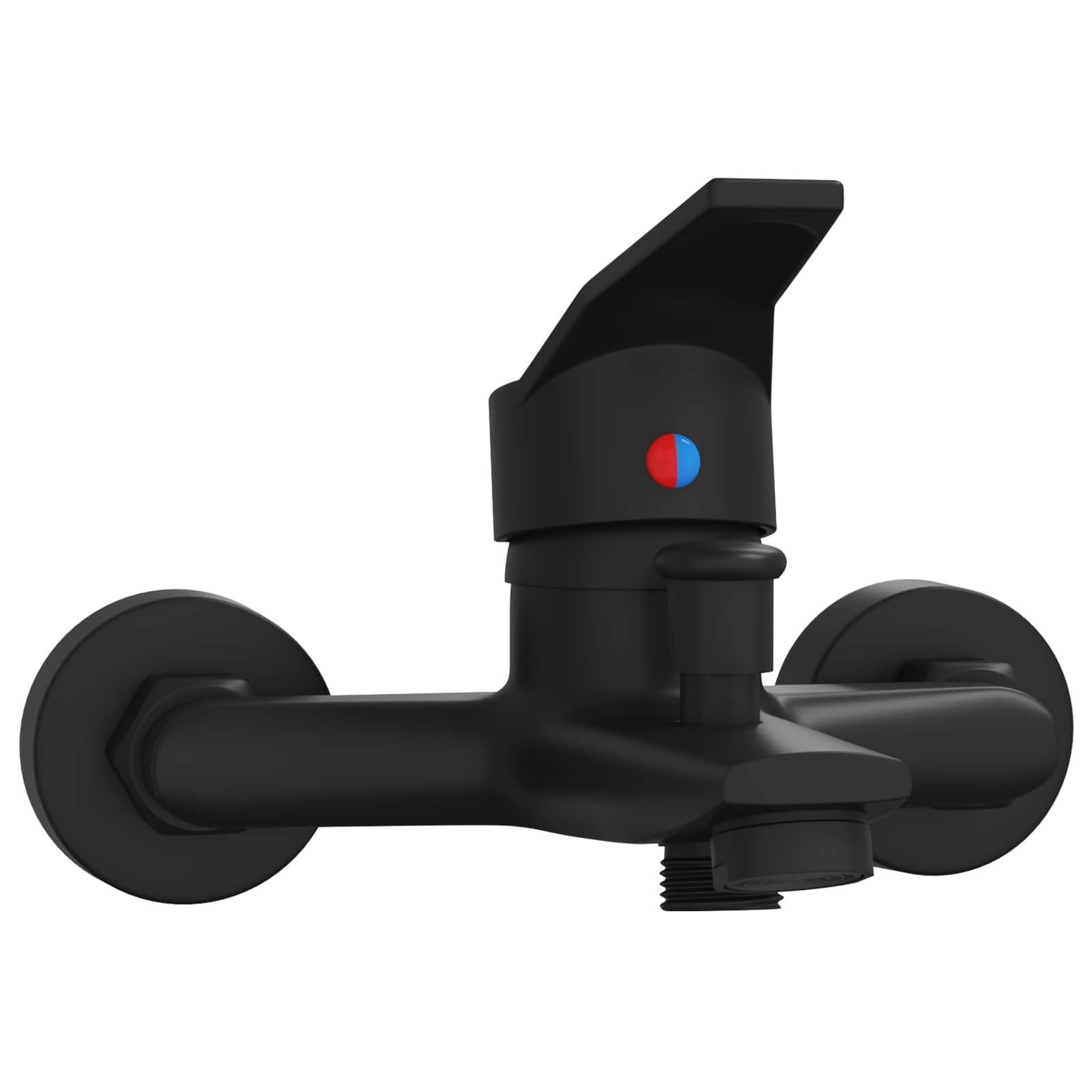 VidaXL Douchemengkraan Zwart G 1 / 2 inch