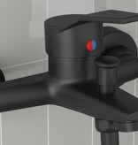 VidaXL Douchemengkraan Zwart G 1 / 2 inch