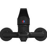 VidaXL Douchemengkraan Zwart G 1 / 2 inch