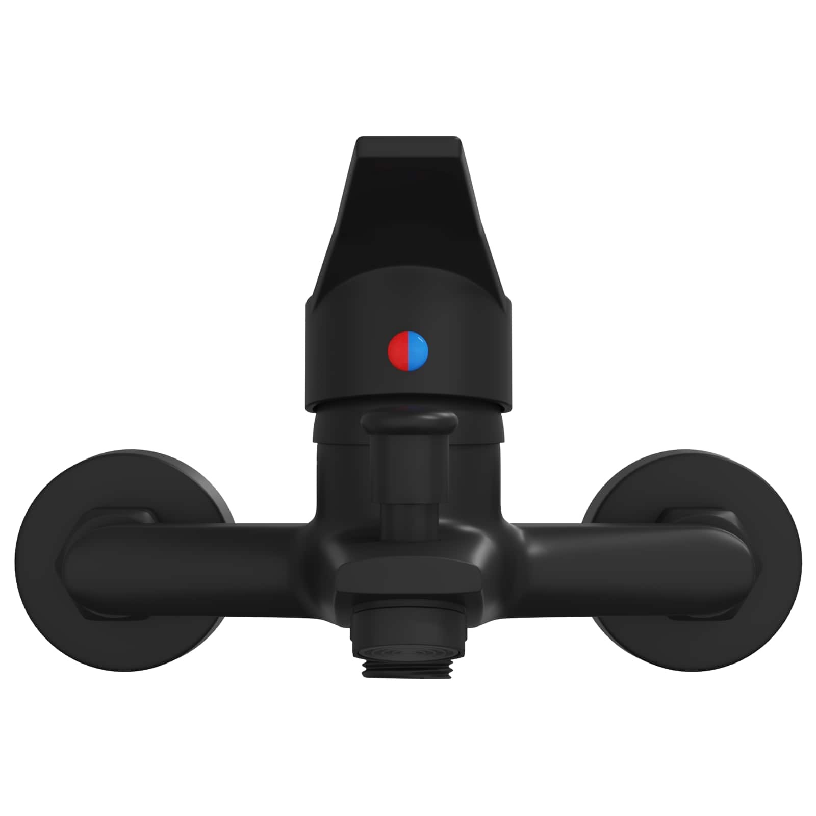 VidaXL Douchemengkraan Zwart G 1 / 2 inch