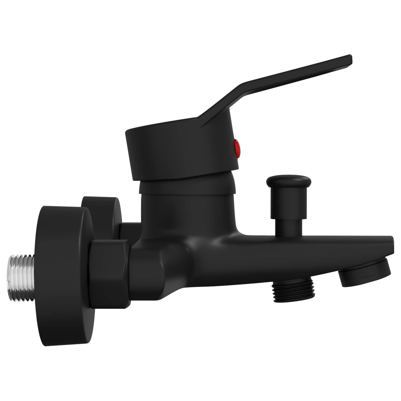 VidaXL Douchemengkraan Zwart G 1 / 2 inch