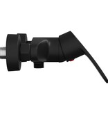 VidaXL Douchemengkraan Zwart G 1 / 2 inch