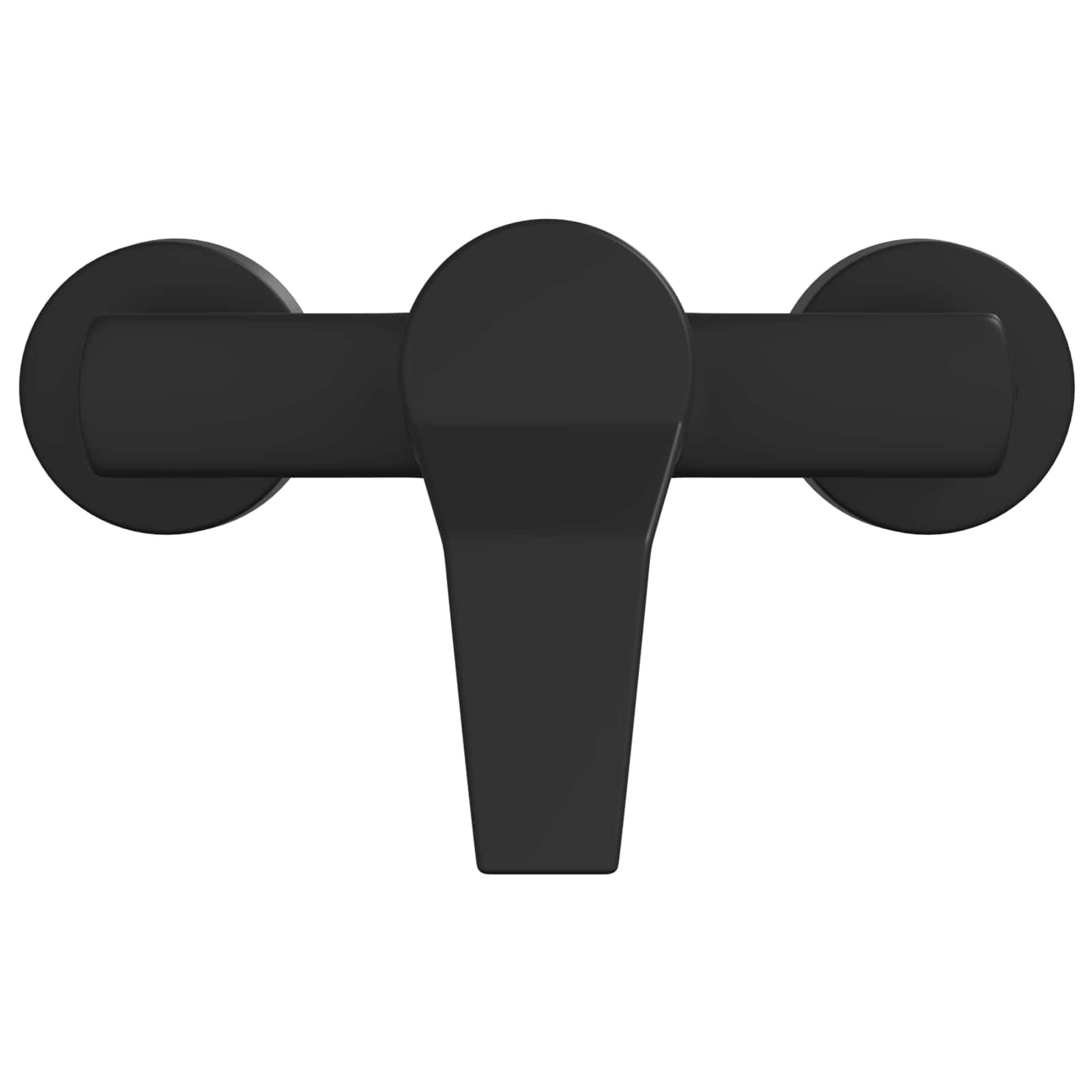 VidaXL Douchemengkraan Zwart G 1 / 2 inch Koper