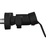 VidaXL Douchemengkraan Zwart G 1 / 2 inch Koper