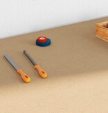 VidaXL Werkbanken met plank Zwart 81 x 41 x 145 cm Bewerkt hout