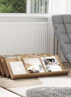 VidaXL Bijzetkast Artisan Eiken 90 x 57,5 x 42 cm Bewerkt hout