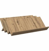 VidaXL Bijzetkast Artisan Eiken 90 x 57,5 x 42 cm Bewerkt hout