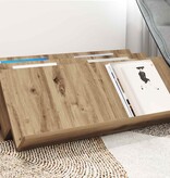 VidaXL Bijzetkast Artisan Eiken 90 x 57,5 x 42 cm Bewerkt hout