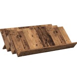 VidaXL Bijzetkast met plank Oudhout 90 x 57,5 x 42 cm Bewerkt hout