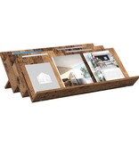 VidaXL Bijzetkast met plank Oudhout 90 x 57,5 x 42 cm Bewerkt hout