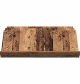 VidaXL Bijzetkast met plank Oudhout 90 x 57,5 x 42 cm Bewerkt hout