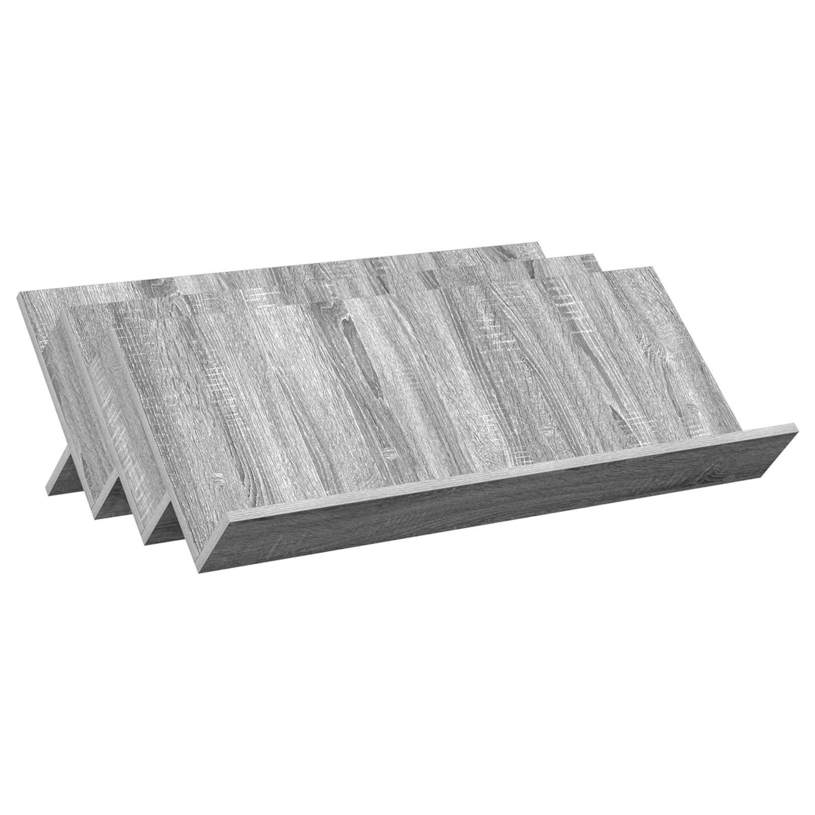 VidaXL Bijzetkast Grijs Sonoma 90 x 57,5 x 42 cm Bewerkt hout