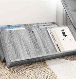VidaXL Bijzetkast Grijs Sonoma 90 x 57,5 x 42 cm Bewerkt hout