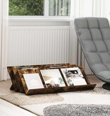 VidaXL Bijzetkast Gerookt eiken 90 x 57,5 x 42 cm Bewerkt hout