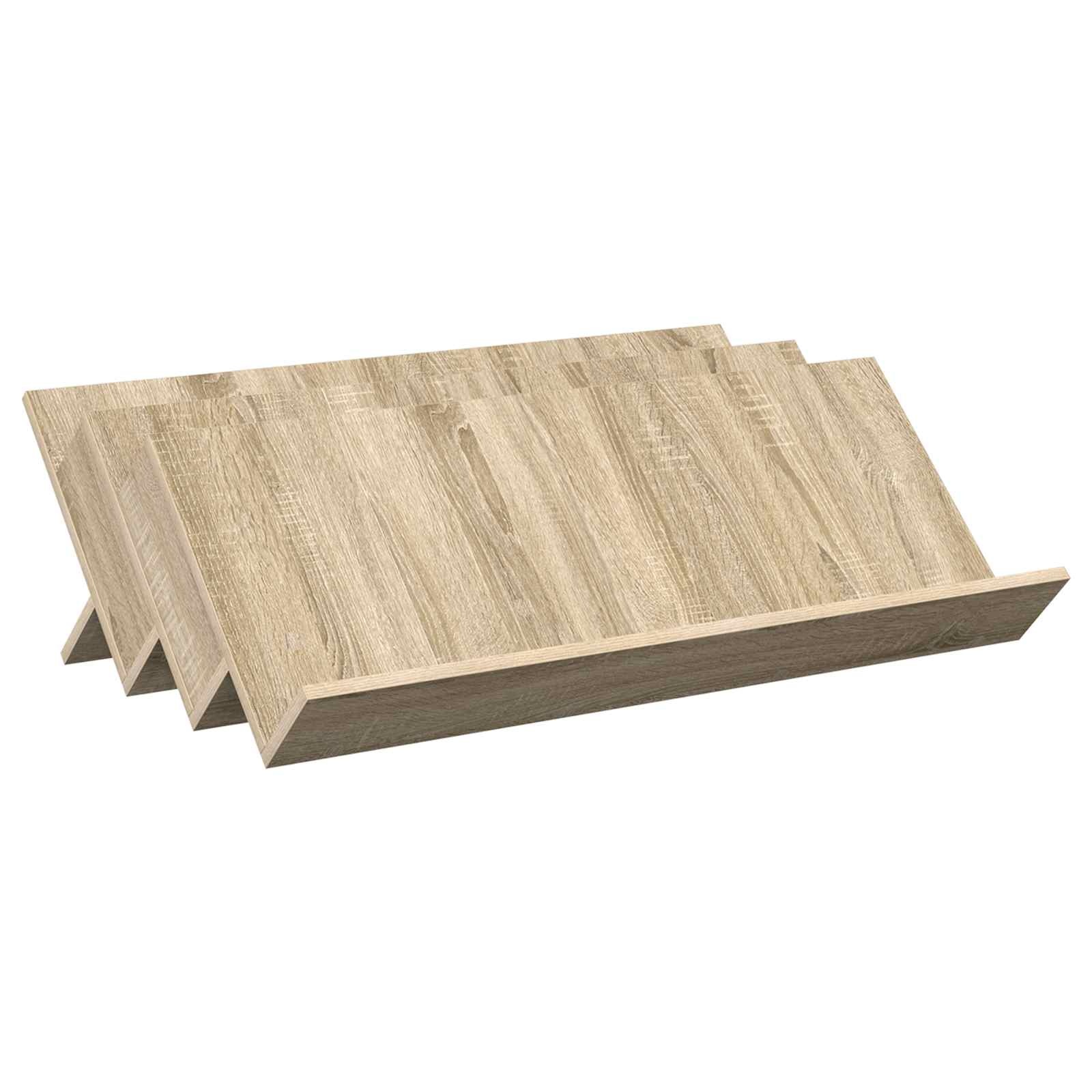 VidaXL Bijzetkast Sonoma Eiken 90 x 57,5 x 42 cm Bewerkt hout